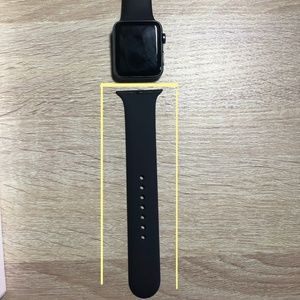 Apple Watch M/L Black Sport Band
